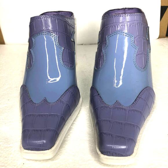 Jeffrey Campbell Shoes Pastel Western Mule Point Square Toe Block Heel 5 - Picture 4 of 16